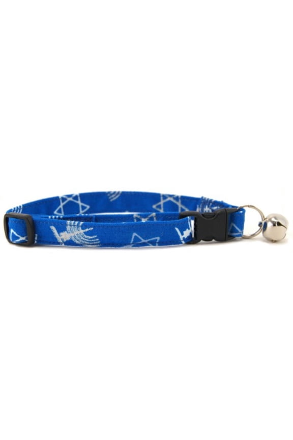 Hanukkah Outline Cat Collar