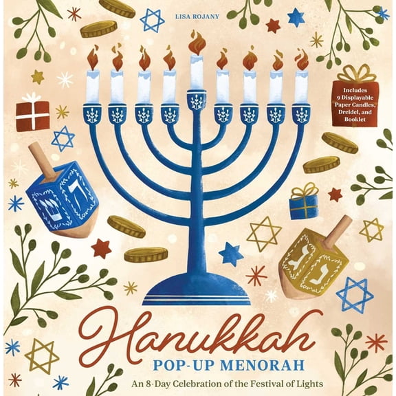 Hanukkah Pop-Up Menorah: An 8-Day Celebration of the Festival of Lights, (Hardcover)