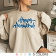 thumbnail image 1 of Hanukkah Sweatshirt, Happy Hanukkah, 1 of 6