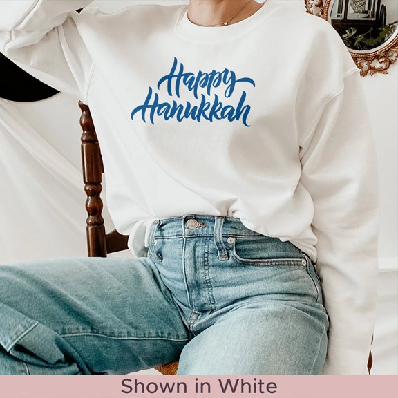 Hanukkah Sweatshirt, Happy Hanukkah