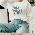 thumbnail image 1 of Hanukkah Sweatshirt, Love Peace Latkes, 1 of 7