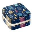 thumbnail image 1 of Hanukkah Travel Portable Square Jewelry Organizer: Necklace Holder, Bracelet Holder, and More for Stylish Girls and Women, 1 of 6