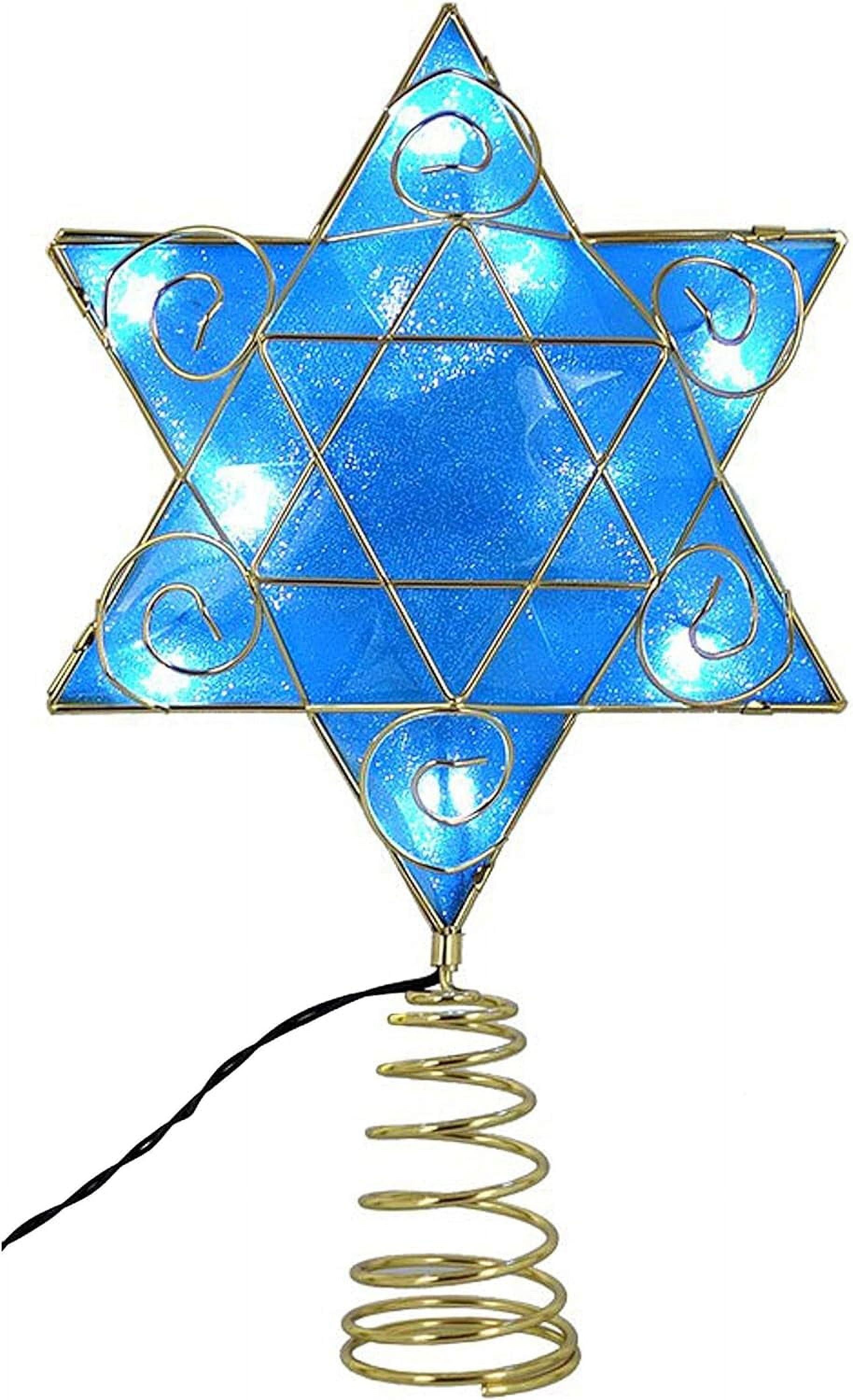 Hanukkah Treetopper W/LED Lights Standard