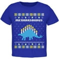 thumbnail image 1 of Hanukkah Ugly Sweater Menorasaurus Menorah Stegasaurus Toddler T Shirt, 1 of 1