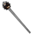 thumbnail image 1 of Hanukkah Vintage Silver Lace-Edged Bookmark: a Delightful Gift for Readers and Book Lovers, 1 of 5