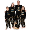 thumbnail image 1 of Hanukkat Cat Matching Family Pajamas With Dog, Hanukkah Cat Holiday PJs, Menorah Kitty Pajama Set, Plus Sizes, 1 of 7