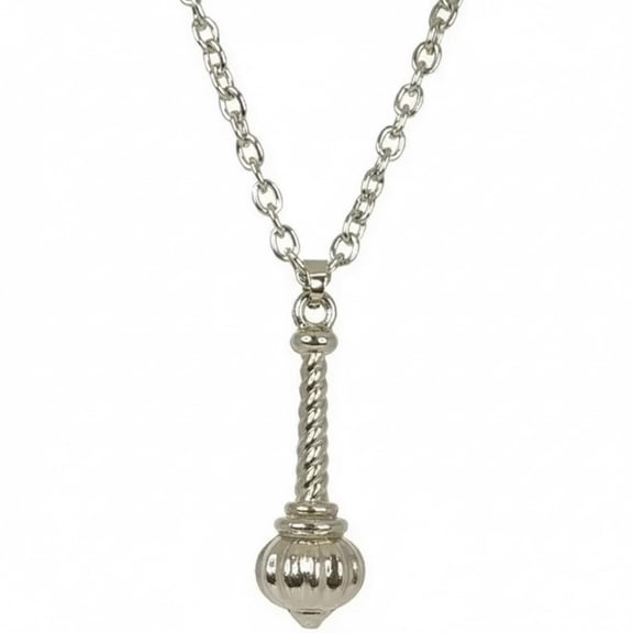 Hanuman Gada Pendant Necklace Bajrangbali Gada Pendant Necklace Hindu Religious Pendant Necklace Spiritual Bhakti Jewelry Temple Necklace Gift for Men Women