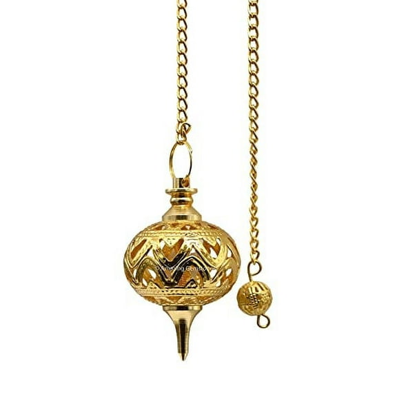 Hanuman Mace Open Chamber Metal Pendulum - MP50