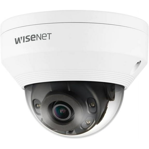 Hanwha ANV-L7012R A-Series 4MP Vandal Dome IP Camera, NDAA TAA Compliant, 3mm Fixed Lens 107.5 Wide View Angle, White, Compatible with Hanwha IP Camera System