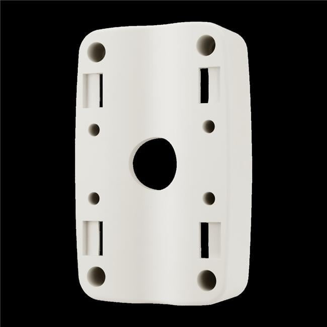 Hanwha  Aluminum Pole Mount Adapter Accessory for SBP-300WM - SBP-300WM1 - SBP-390WM2 - Ivory