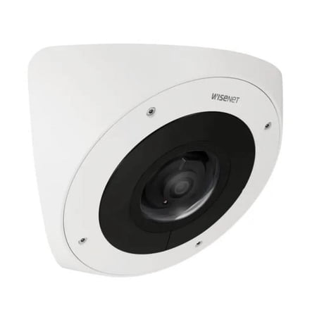 Hanwha TNV-8011C 5MP Corner Mount Camera with 2.3 mm Lens, White