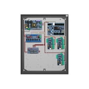 Hanwha Vision - Power distribution cabinet wall mountable - 8-door - AC 120 V