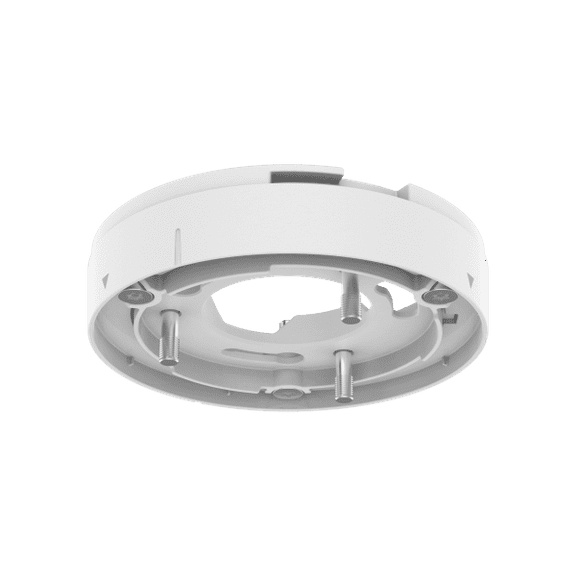 Hanwha Vision SBP-115PA 3-Shaft Adapter for Wall & Pole Mount, TR30 Screw, White Compatible with SBP-250WMW & XNP Series Cameras (3-Pack)