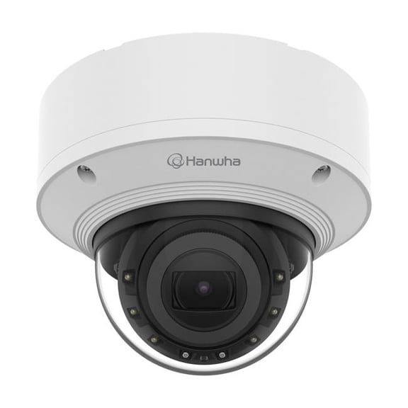 Hanwha XND-8093RV 6MP IR Indoor Dome AI Camera - Powered by WN7 X-Plus Series - White