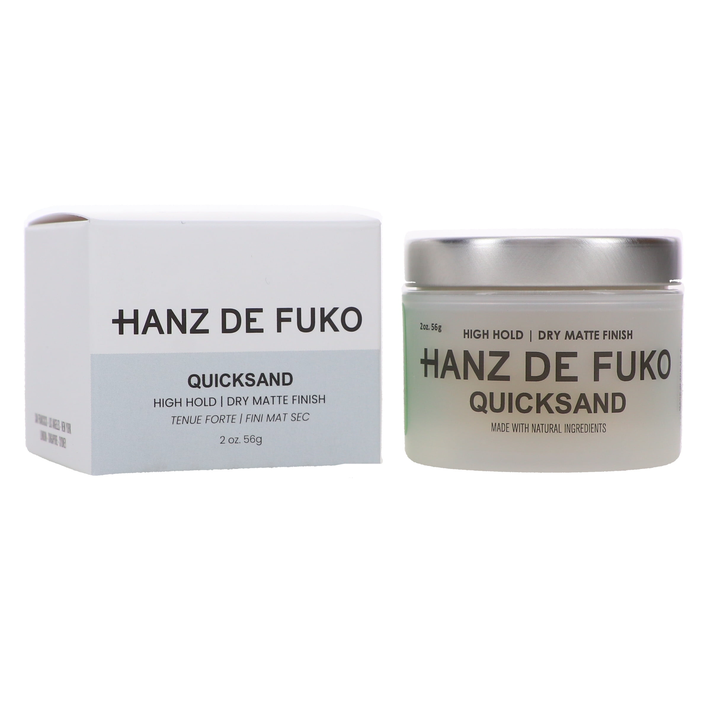 Hanz De Fuko Quicksand 2 oz, High-Hold Wax, Matte Finish, Volume