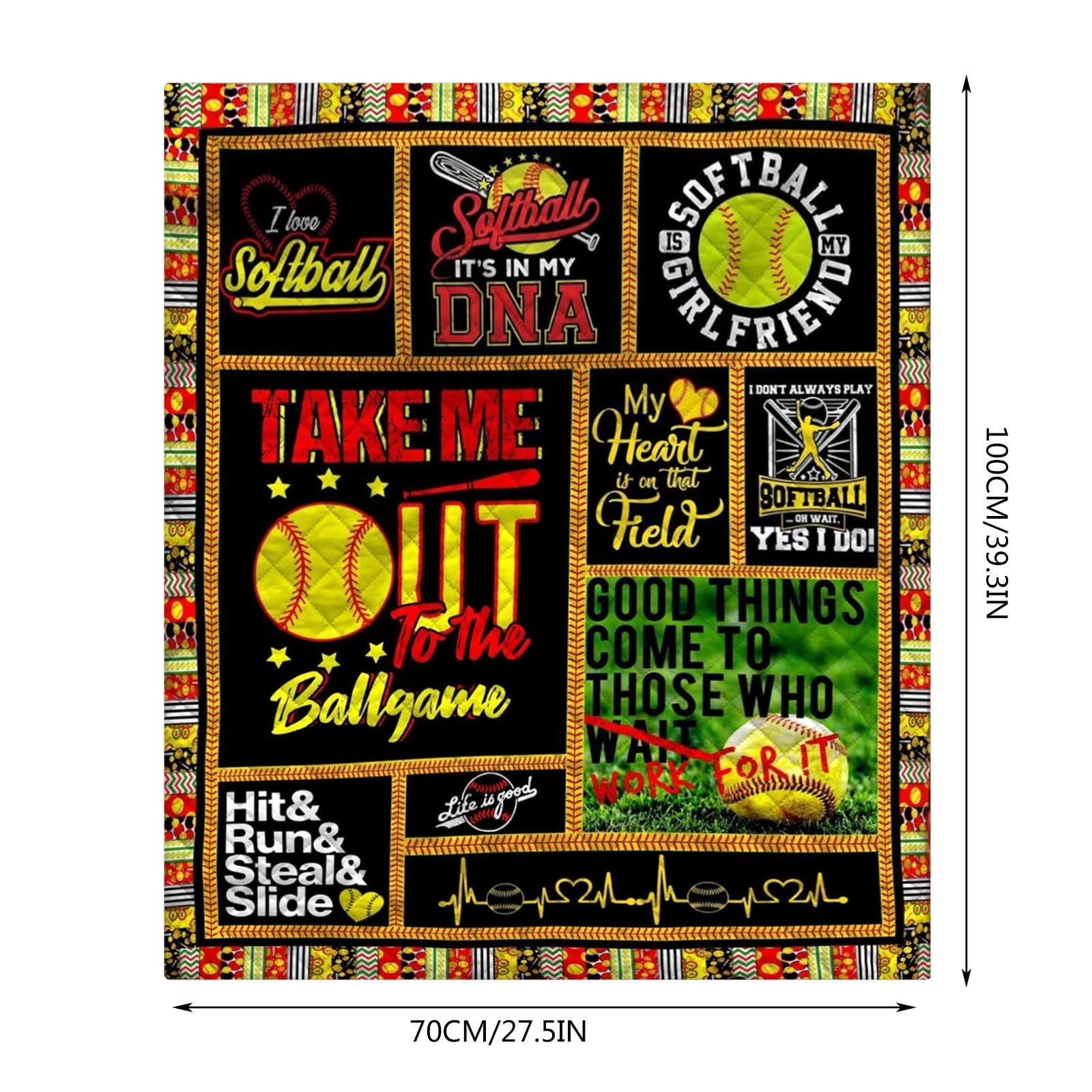 Hanzidakd Blanket Sports Blankets Flannel Decorative Blankets Air