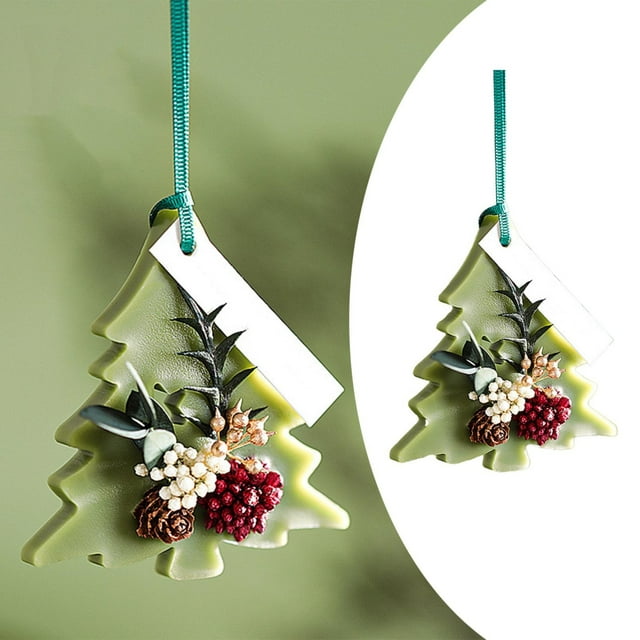 Hanzidakd Candles & Holders Christmas Tree Shaped Candles Decorative
