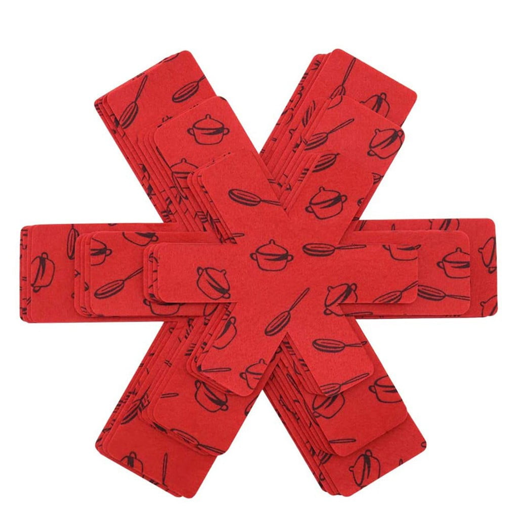 Hanzidakd Dining Table Place Mats Pots and Pans Protectors Set of 12