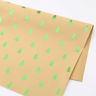 1PC DIY Men's Women's Children's Christmas Wrapping Paper Holiday Gifts  Wrapping Truck Plaid Snowflake Green Tree Christmas Design Snowflake Car