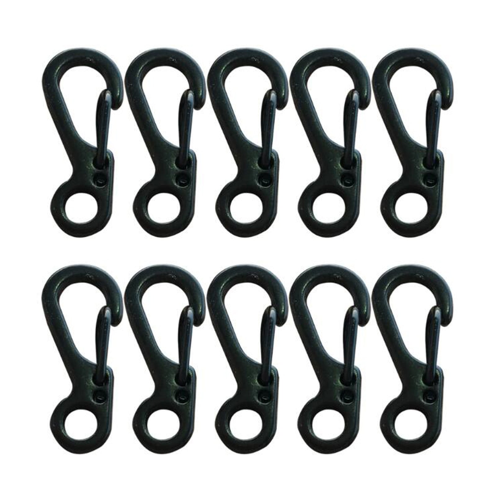 4 Pack Square Carabiner With Screw Clasps – Aluminum Alloy Locking Clips For Keys, Hiking, Camping, Climbing 1 thumbnail image