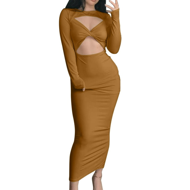 Hanzidakd Plus Size Dresses Apparel Print Ruffled Casual Dresses