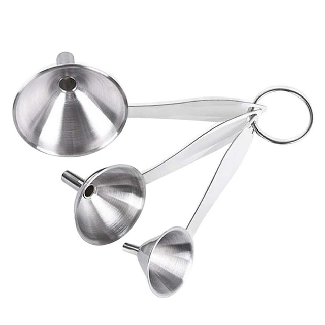 Hanzidakd Small Funnels for Filling Bottles Funnel Kitchen Threepiece