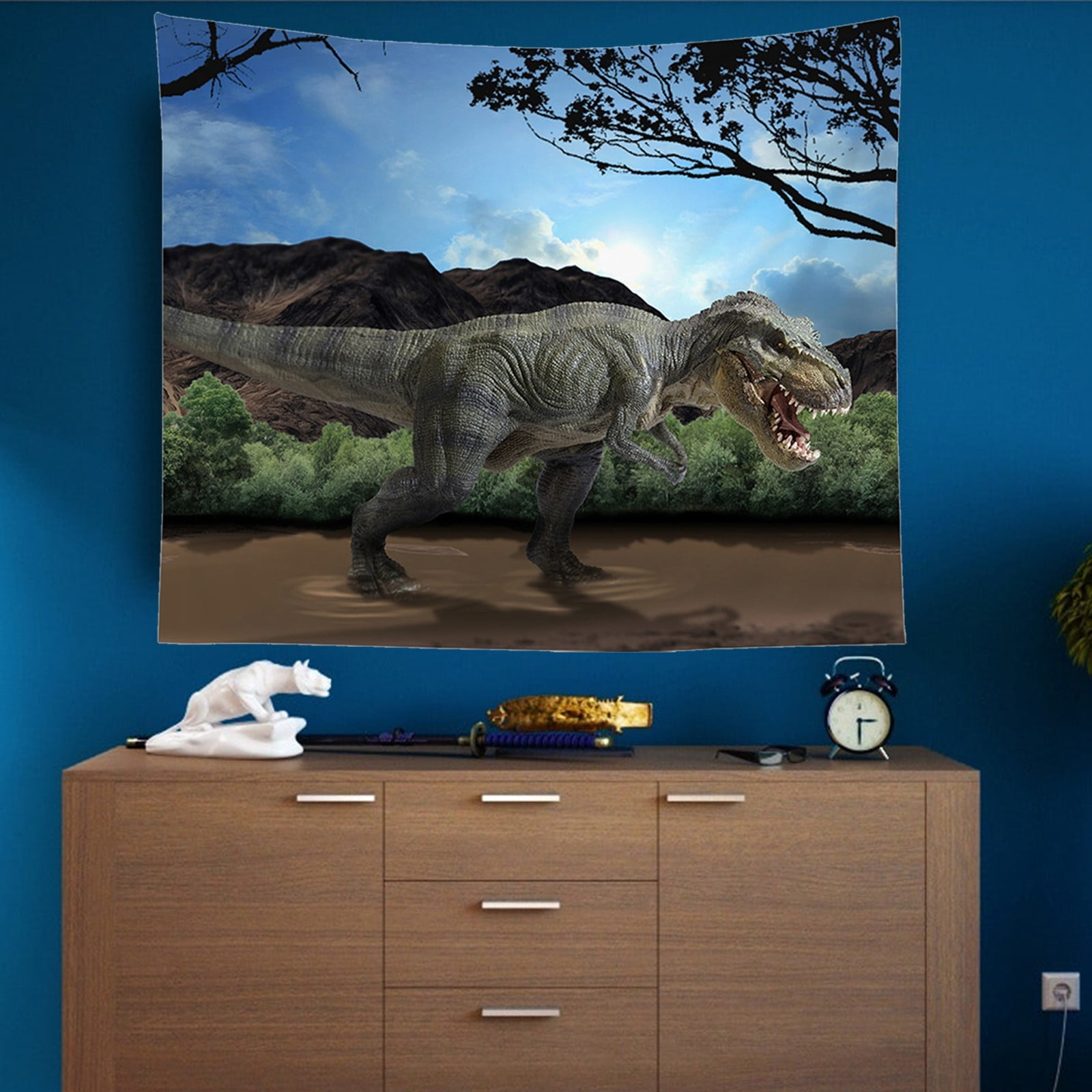 Hanzidakd Tapestries Wolf Tapestry For Men Large Cool College Dorm