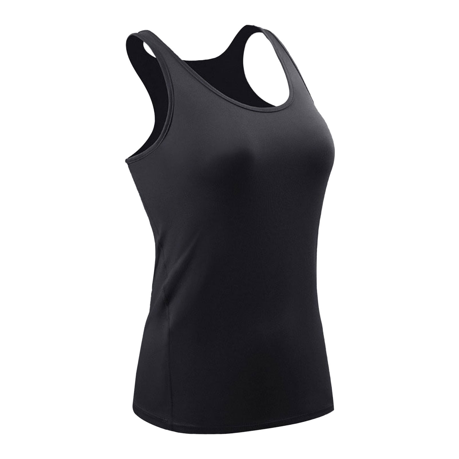 Hanzidakd Tops For Women Womens Compression Base Layer Tank Top Shirt