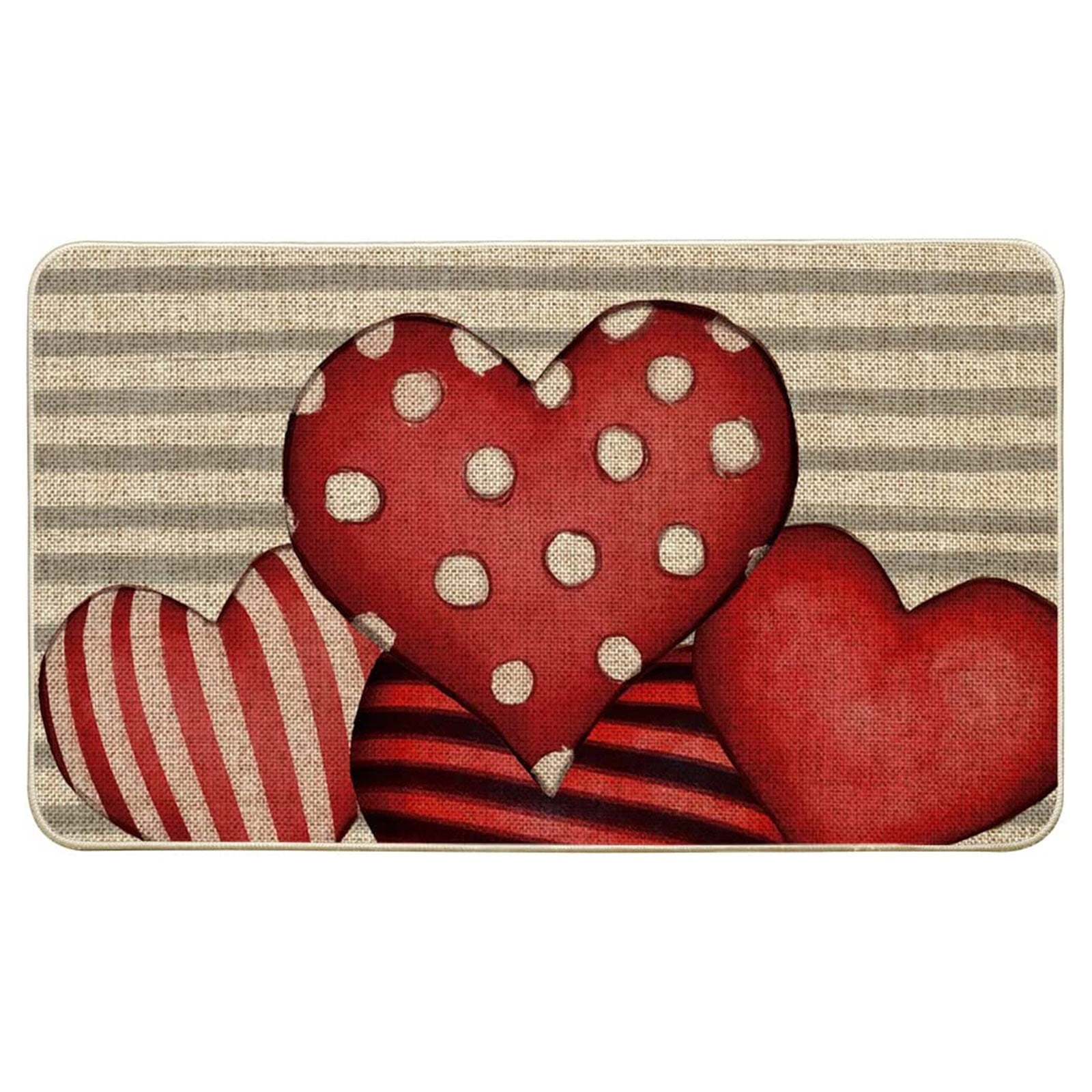 Hanzidakd Valentine's Day Carpet Valentine's Day Floor Mats Holiday
