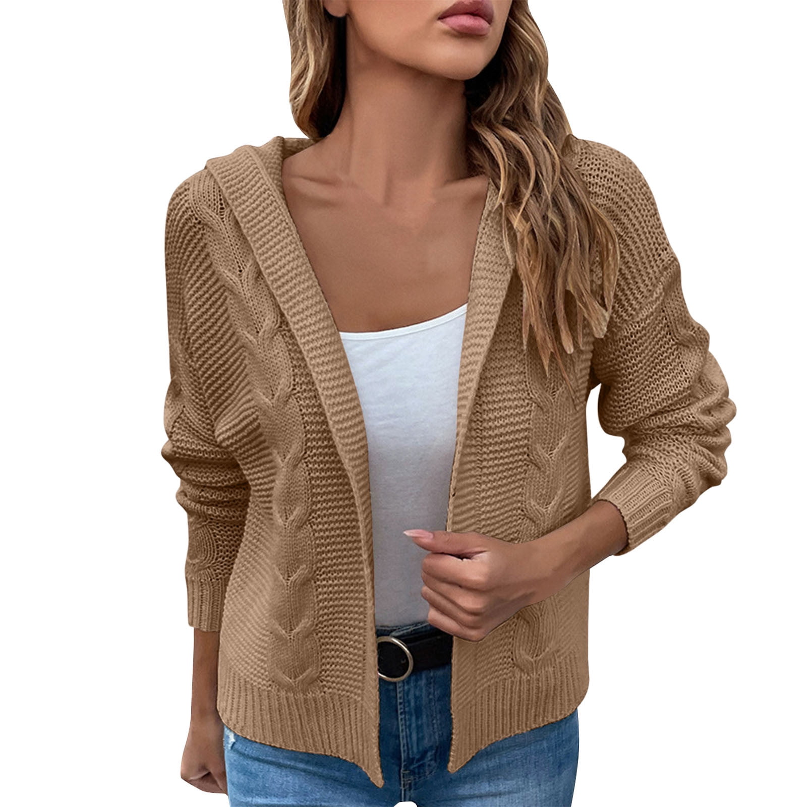 Wide sleeve top cardigan sweater