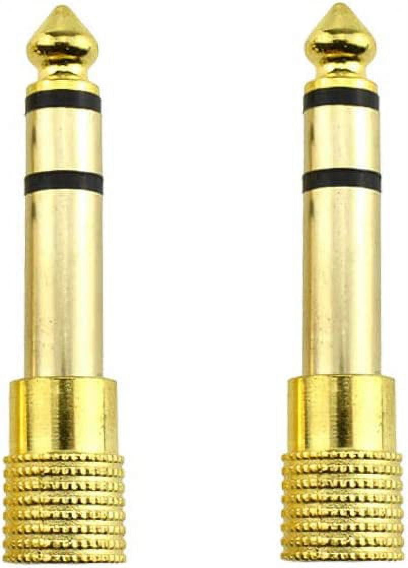 Hao Pro Gold Plated Female Stereo Headphone Adapter 6.35mm 1/4inch Male
