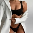 thumbnail image 1 of HaoXianJian 2 Piece Women's Swimsuits Bikinis Bathing Suit Thong Low Waisted V Neck Swimwear 2025 Swim Suit, 1 of 7