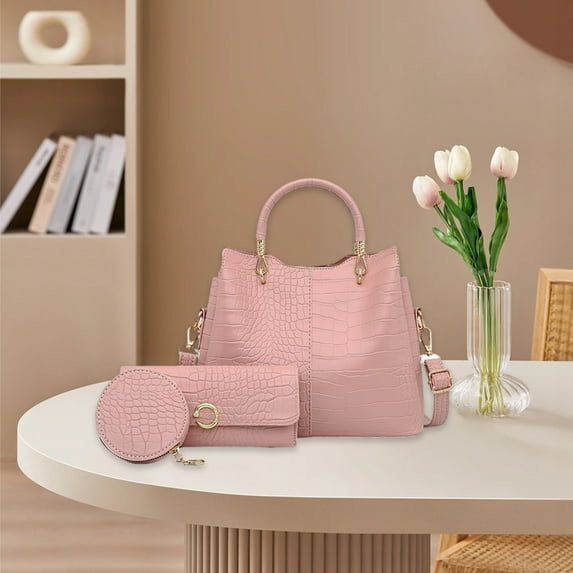 HaoXianJian 3pcs Womens Bags Handbags Wallet Tote Bag Shoulder Bag Tops Handles Satchel Purse