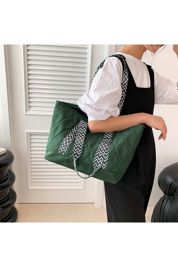 Bags for Women Padded Tote Quilted Puffer Tote Bag Winter Down Cotton Soft Large Shoulder Bag