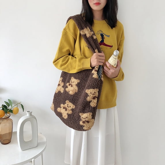 HaoXianJian Bags for Women Tote bag Cute Bear Shoulder Large Underarm bag Travel Work Handbag