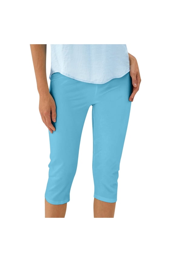 Bikers Shorts for Women High Waisted Knee Length Capris Leggings Soft Black Shorts for Workout Volleyball Yoga Dance