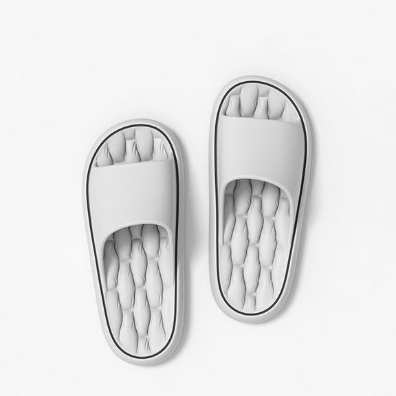 HaoXianJian Comfy Slippers for Women and Men | House Slides Shower Sandals | Cushioned Thick Sole Non-Slip Shower Slippers Bathroom Super Soft Comfy House Cloudy Slide Slippers for Indoor and Outdoor