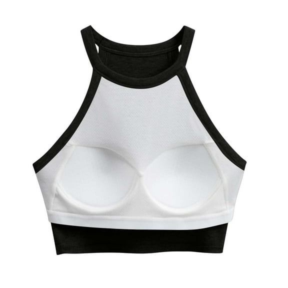 HaoXianJian Cropped Tank Top for Women Basic Sleeveless Yoga Crop Camisoles Top Fitness Casual Athletic Sports Shirts Exercise Undershirts