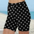 thumbnail image 1 of HaoXianJian Long Swim Board Shorts Polka Dots High Waisted Quickly Dry Beach Swimming Shorts for Women Summer Shorts, 1 of 5