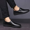 thumbnail image 1 of HaoXianJian Men's Leather Casual Slip on Loafers Breathable Driving Shoes Fashion Slipper Leather Loafer Shoes Slip On Soft Breathable Fashion Casual Shoes Lightweight Driving Dress Shoe, 1 of 9