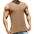 thumbnail image 1 of HaoXianJian Men's Tank Top Sleeveless Shirts Workout Tank Top Casual Running Gym Muscle T Shirts Crew- Neck Going Out Tops Mens Undershirts M-3X, 1 of 3