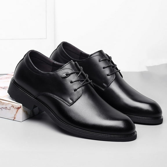 HaoXianJian Mens Lace Up Business Tuxedo Shoes Dress Shoes Leather Shoes for Men Loafers Boats Dress Driving Classic Oxfords Men Work Office Business Shoes Formal Comfortable Dress Leathers Shoes