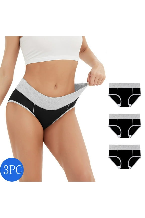 Plus Size Underwear for Women Cute middle Rise Bikini Brief Panties Butt Lifting Ladies Stretchy Cheeky Briefs Panty 3X 4X 5X