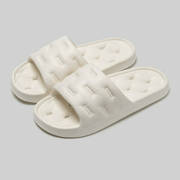 HaoXianJian Slippers for Women and Men | House Slides Shower Sandals | Cushioned Thick Sole Non-Slip Shower Slippers Bathroom Super Soft Comfy House Cloudy Slide Slippers for Indoor and Outdoor