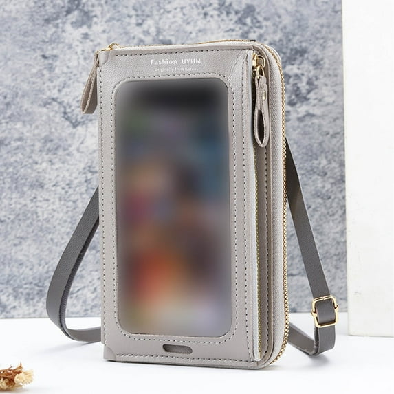 HaoXianJian Small Pouches for Purse, New Small Makeup Bag for Purse with Tassels,Double Zipper Purse Organizer Pouches for Cosmetic Jewelry Coin Change Cards Key, Purse Accessories