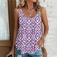 thumbnail image 1 of HaoXianJian Summer Womens Summer Tank Top Floral Print Tee Sleeveless T Shirt Casual Loose Fits Tunic Shirts 2025, 1 of 6