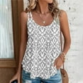 thumbnail image 1 of HaoXianJian Summer Womens Summer Tank Top Floral Print Tee Sleeveless T Shirt Casual Loose Fits Tunic Shirts 2025, 1 of 6
