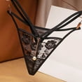 thumbnail image 1 of HaoXianJian Women G-String Lace Thongs T-back Sheer Mesh Low Waist Breathable Cheeky Underwear Panties Stretch Underpants, 1 of 4