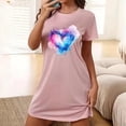 thumbnail image 1 of HaoXianJian Women's T-Shirt Nightgown Short Sleeve Sleepshirts Comfy Ladies Casual Cover Ups Nightdress, 1 of 5