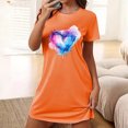 thumbnail image 1 of HaoXianJian Women's T-Shirt Nightgown Short Sleeve Sleepshirts Comfy Ladies Casual Cover Ups Nightdress, 1 of 5